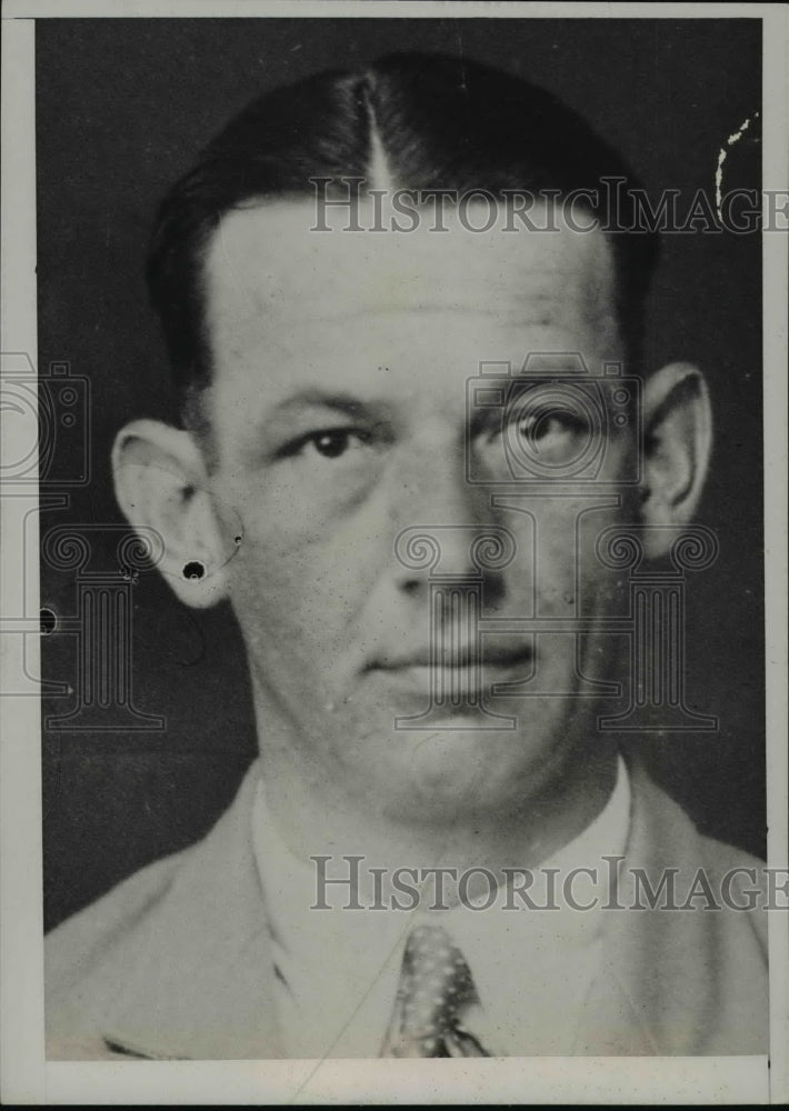 1937 Press Photo Carl h. Carlson of Waterbury, Connecticut - nef34281