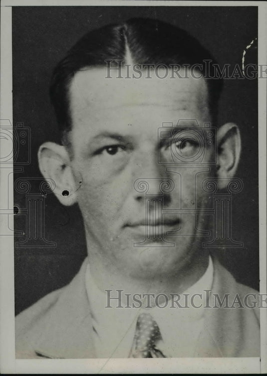 1937 Press Photo Carl h. Carlson of Waterbury, Connecticut - nef34281
