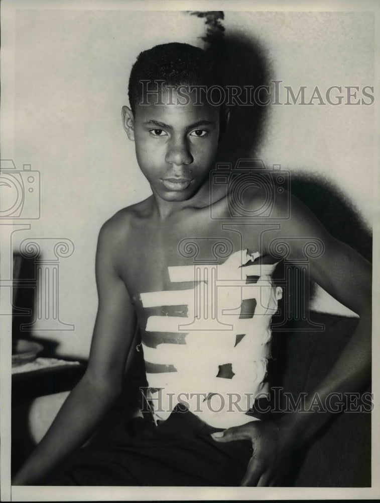1937 Press Photo John Melvin Bonner after First Stage of Operation - nef34293