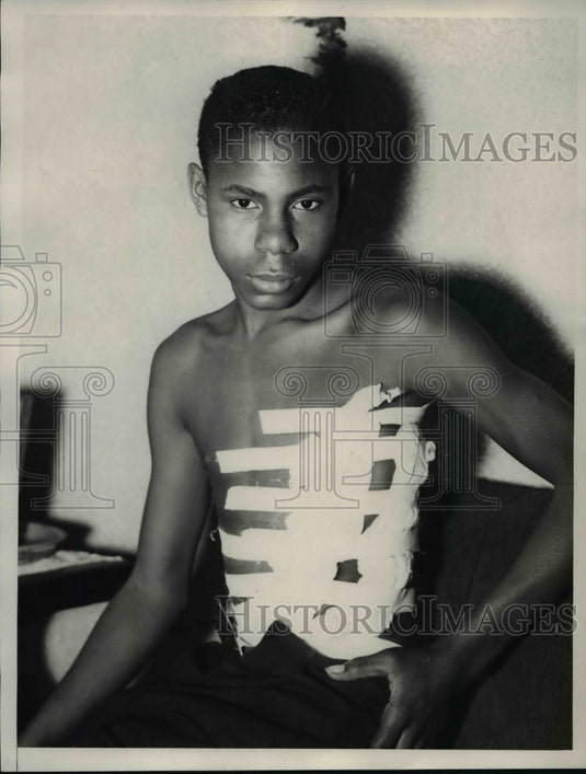 1937 Press Photo John Melvin Bonner after First Stage of Operation - nef34293