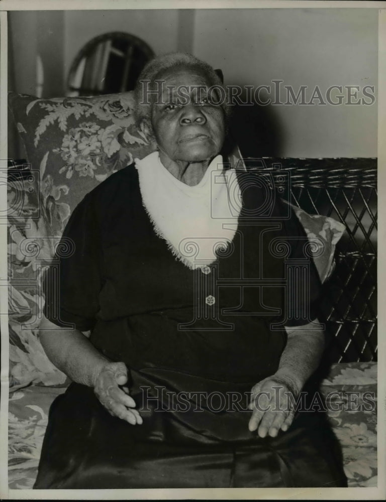 1938 Press Photo Flora Tatum Williams, Oldest Woman in United States, Age 119