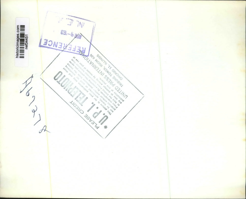 1953 Press Photo Dwight Eisenhower, Joe Cronin Manager Fred Haney LA Angels Game