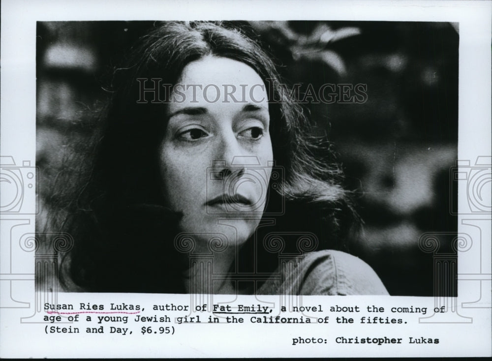 Press Photo Susan Ries Lukas, Author - nef34576