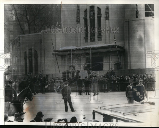 1937 Press Photo Westminster Abbey during Coronation Rehearsals - nef34718