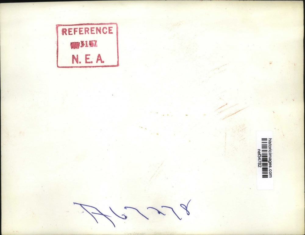 1957 Press Photo Pres Eisenhower Tell American Public Great Reduction Impossible