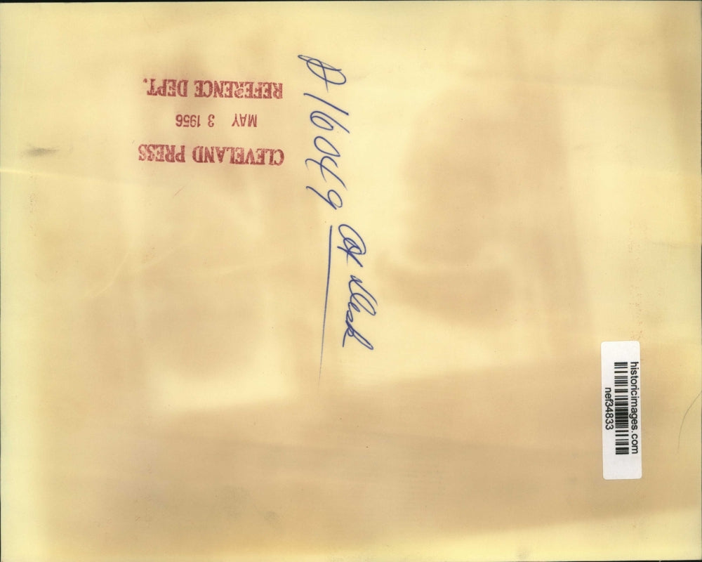 1956 Press Photo Dwight Eisenhower Meets with Jaoa Belchoir Goulart - nef34833