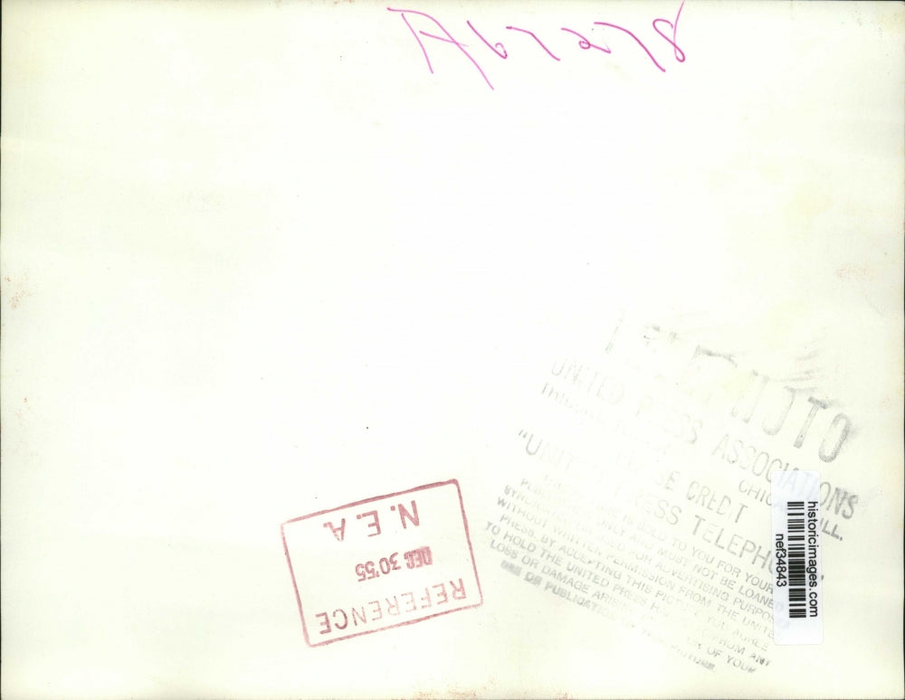 1955 Press Photo President Dwight Eisenhower Leaves Walter Reed Hospital