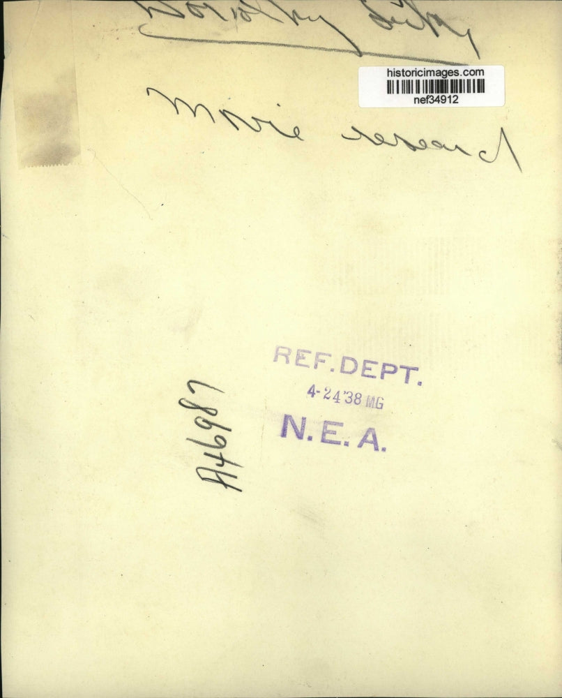 1938 Press Photo Working woman, Marie Walled - nef34912