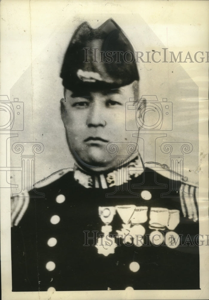 1935 Press Photo Saburo Yamaguchi Under Arrest with 65 Others in Plot