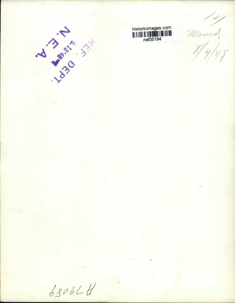 1948 Press Photo George Schiele of the National Guard on Duty at Univis Lens Co.