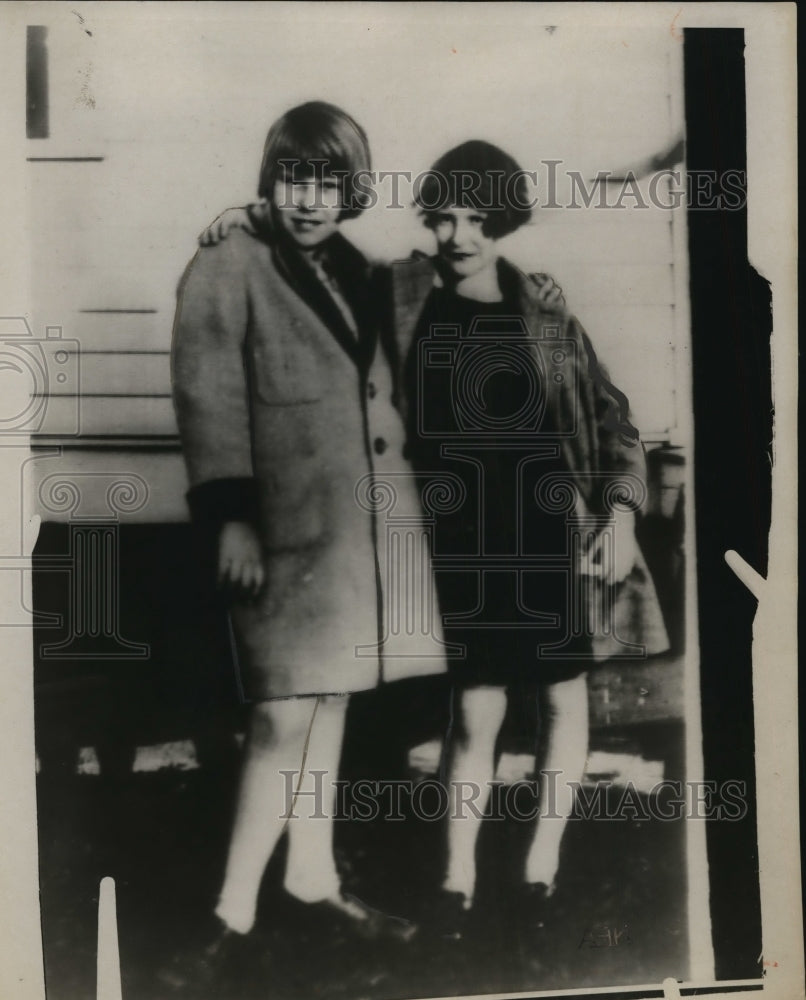 1929 Press Photo Margaret Stone and Dorothy Aune Murder Victims - nef35202