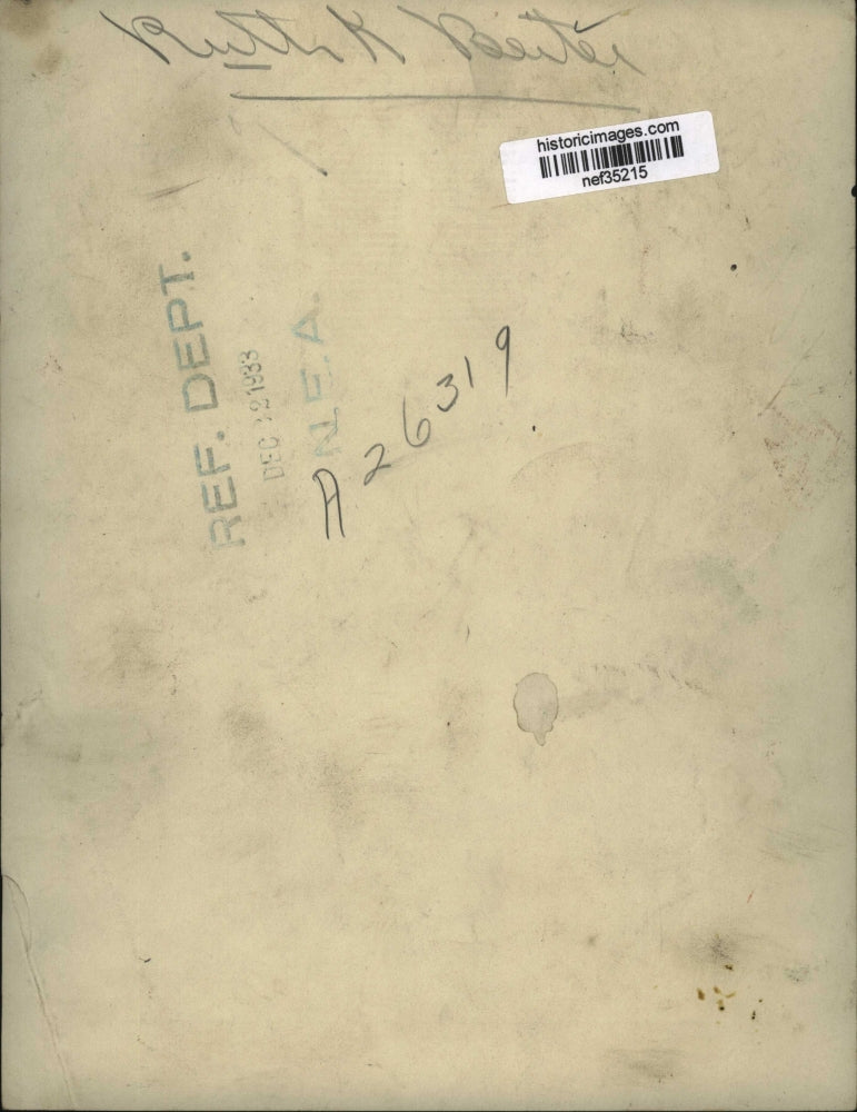 1933 Press Photo Ruth R. Beiter - nef35215