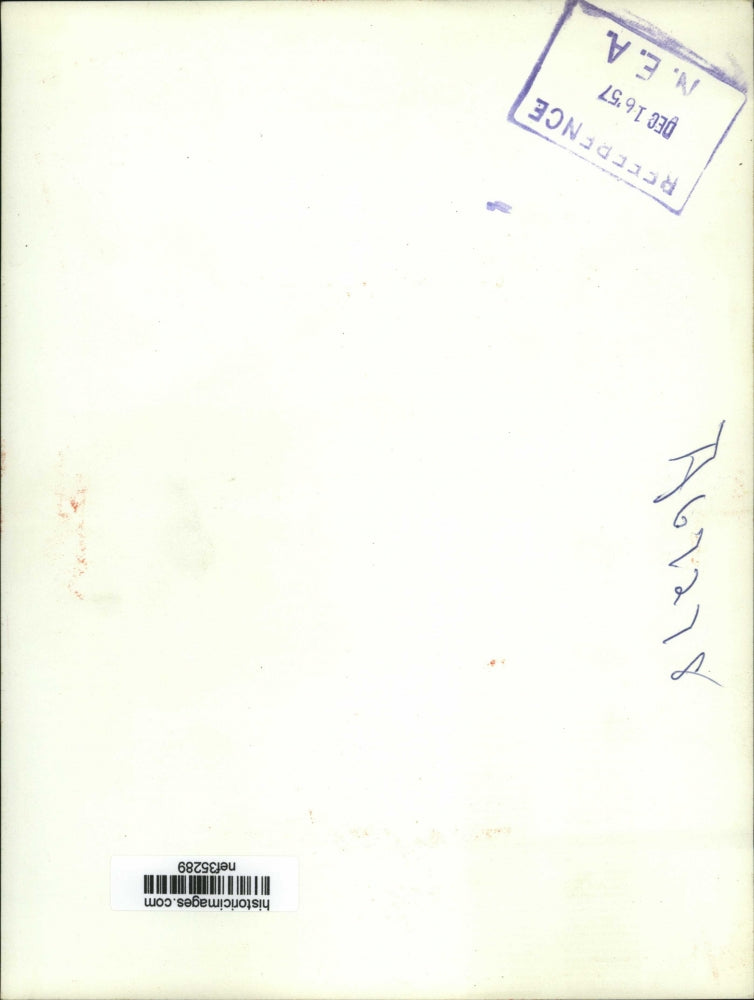 1957 Press Photo Dwight Eisenhower in Four Poses Leaving White House - nef35289