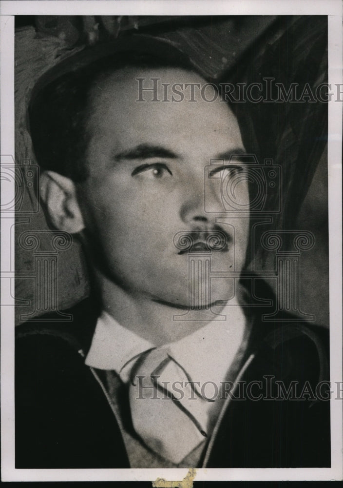 1936 Press Photo Nobel Prize in Physics winner, Carl David Anderson - nef35329