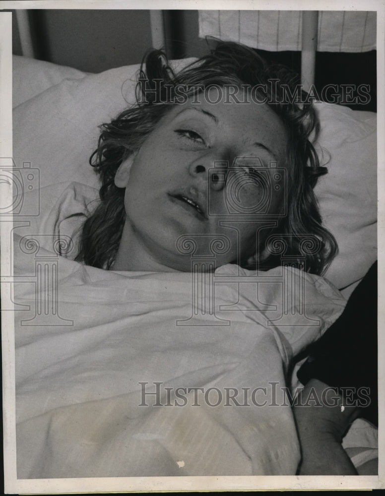1938 Press Photo Betty Steiner Awake After 74-Hour Coma, San Francisco