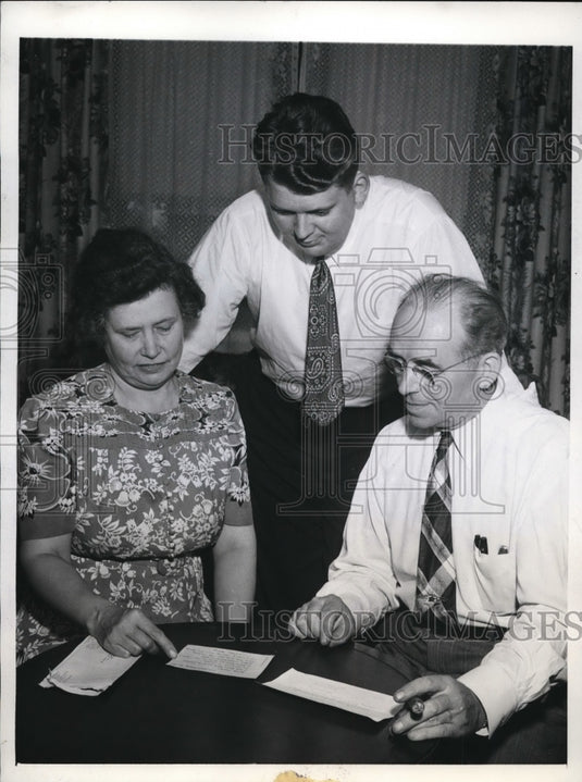 1943 Press Photo Family of Japanese POW Staff Sergeant Harvey T. Kolstad