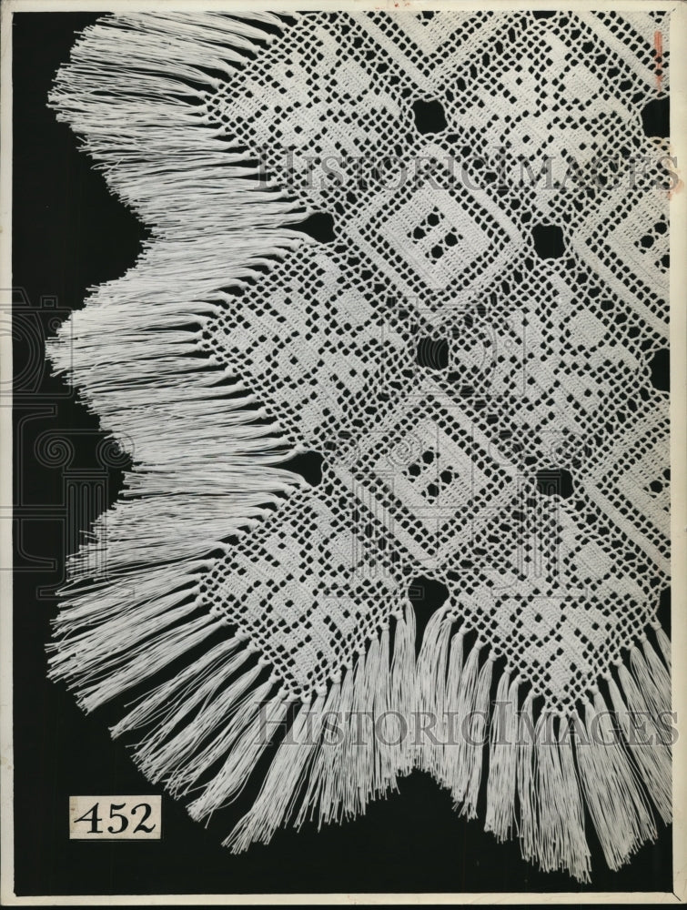 1937 Press Photo Lace - nef35409