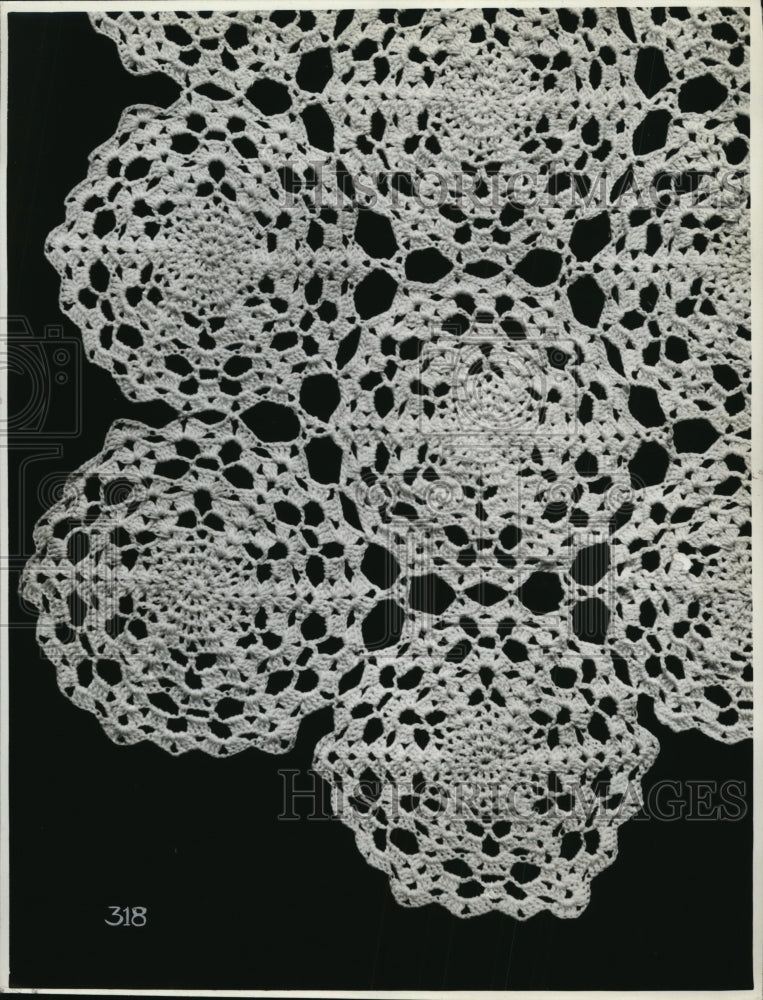 1937 Press Photo Lace - nef35412