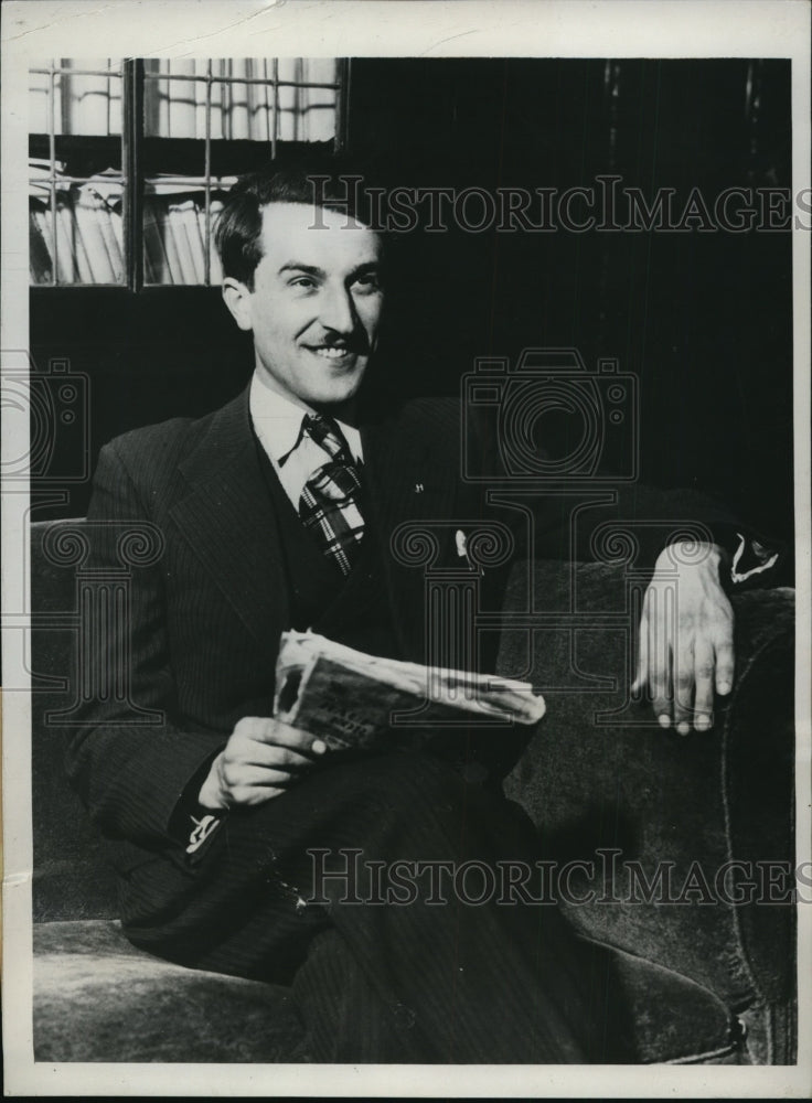 1936 Press Photo Kasimir Kucharski, Runner - nef35451