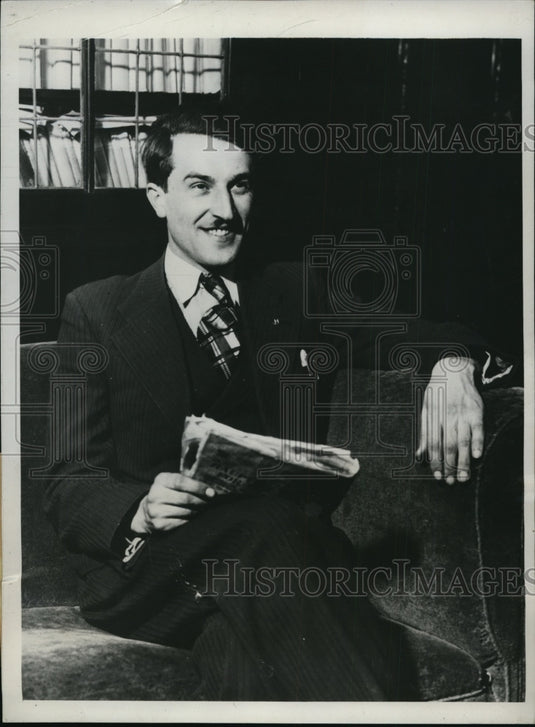 1936 Press Photo Kasimir Kucharski, Runner - nef35451