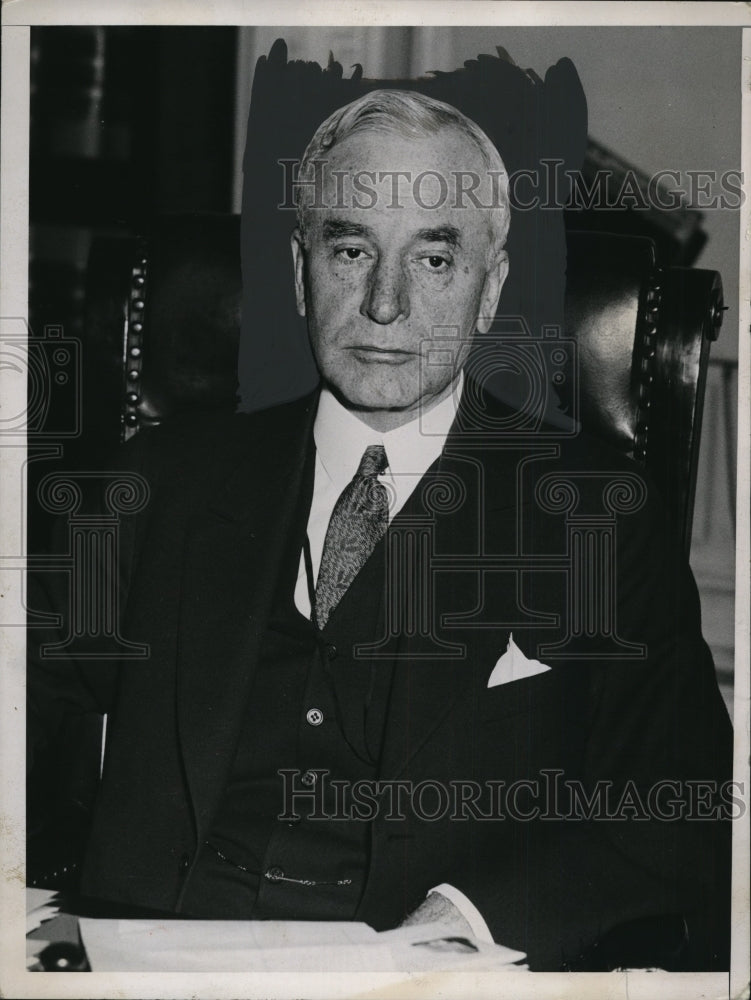 Load image into Gallery viewer, 1937 Press Photo Cordell Hull Secretary of State - nef35491
