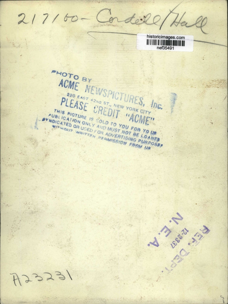 1937 Press Photo Cordell Hull Secretary of State - nef35491