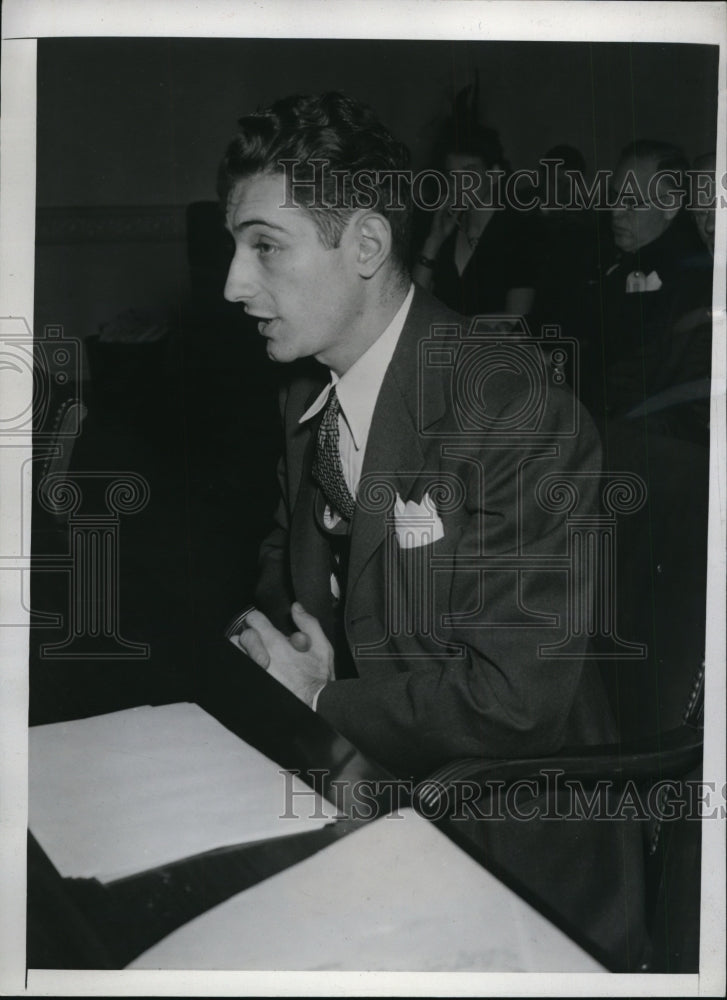 1941 Press Photo Jack Green,Gen. Manager of the Transcontinental Machine & Steel