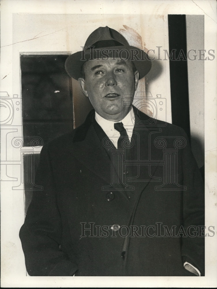 1937 Press Photo Floyd Carlisle Chairman of Consolidated Edison Comp NY