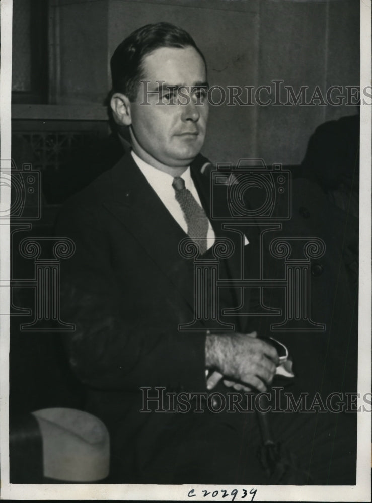 1932 Press Photo John F O'Keefe Appeared When Summoned Before Grand Jury