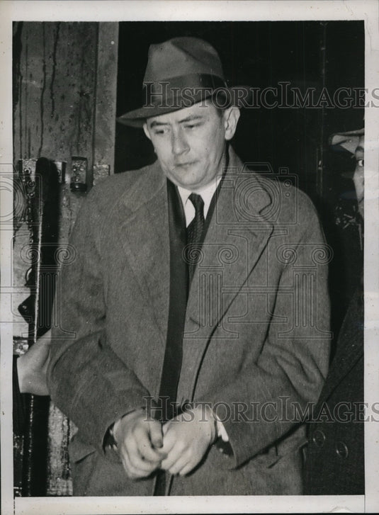 1938 Press Photo Reno E Stitley Diverted $75,000 of Govt Funds for His Own Use