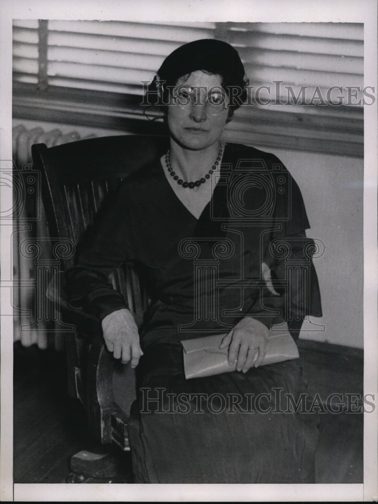 1936 Press Photo Maj Charles Shepard in Second Trial For Murder of Wife