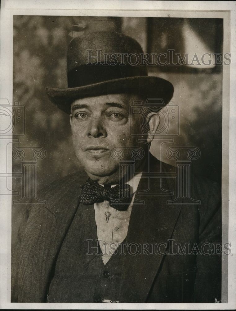 1931 Press Photo W. L. McCrutie, Cement King - nef35952