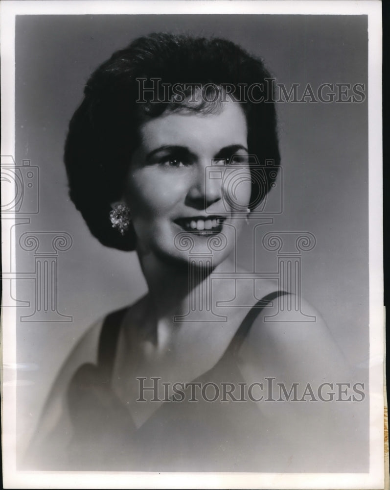 1961 Press Photo Mrs Florence Sommers Will Represent Her State in Mrs America