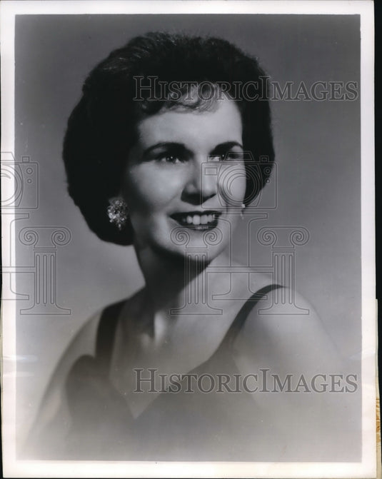 1961 Press Photo Mrs Florence Sommers Will Represent Her State in Mrs America