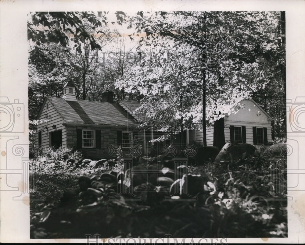 1955 Press Photo J. R. Wilkins' Home 6450 Ridgebury Blvd. May 11th - nef36007