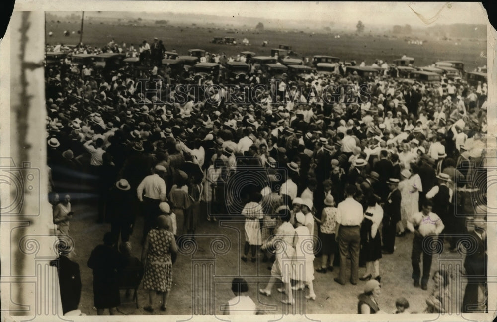 1930 Press Photo Crowd - nef36024