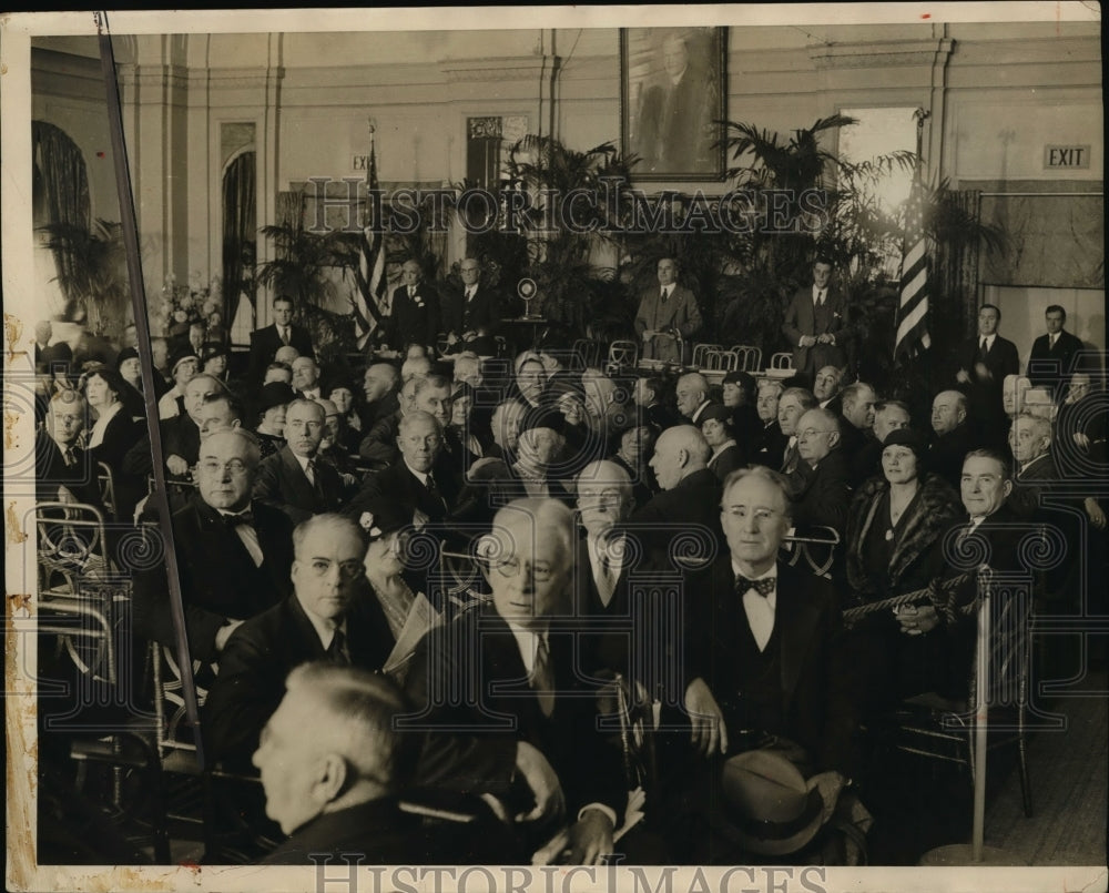 1931 Press Photo Simeon Fess @ Republican/GOP National Committee Members Meeting