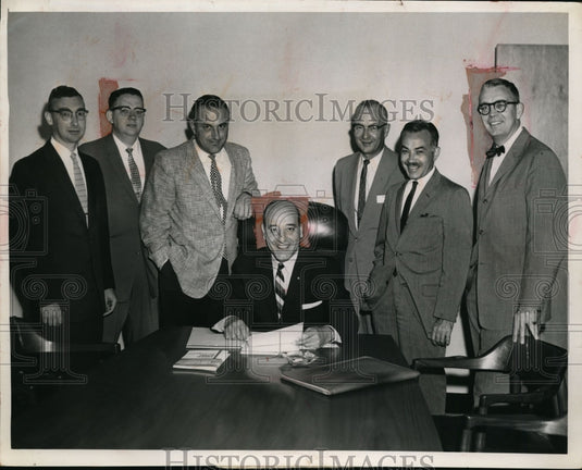 1960 Press Photo Group of Gentlemen - nef36214