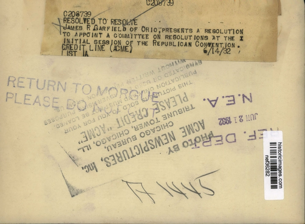 1932 Press Photo Initial Session of the Republican Convention - nef36282