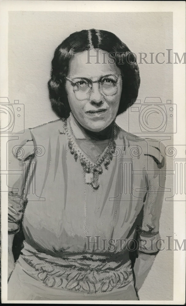1940 Press Photo Mrs Otis Cumberledge - nef36567