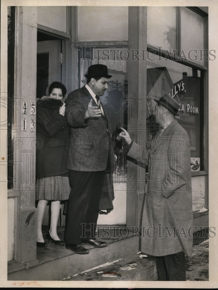 1961 Press Photo John Eli and Joe Sepick in Cleveland, Ohio - nef36597