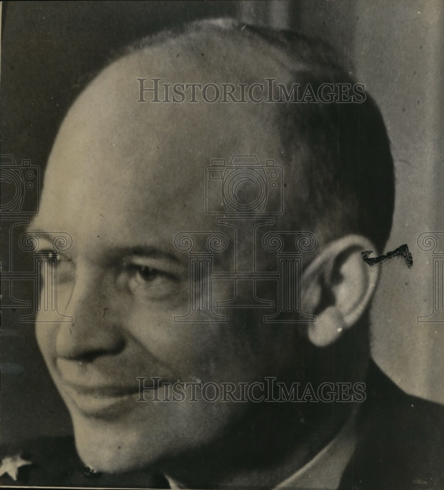 1943 Press Photo General Dwight Eisenhower Honored as Father of the Year