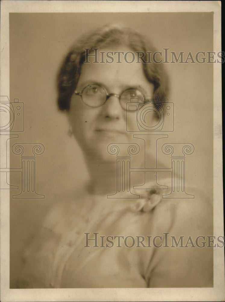 1927 Press Photo Mrs.Marie Coble Sec. of Federation Headquarters - nef36721