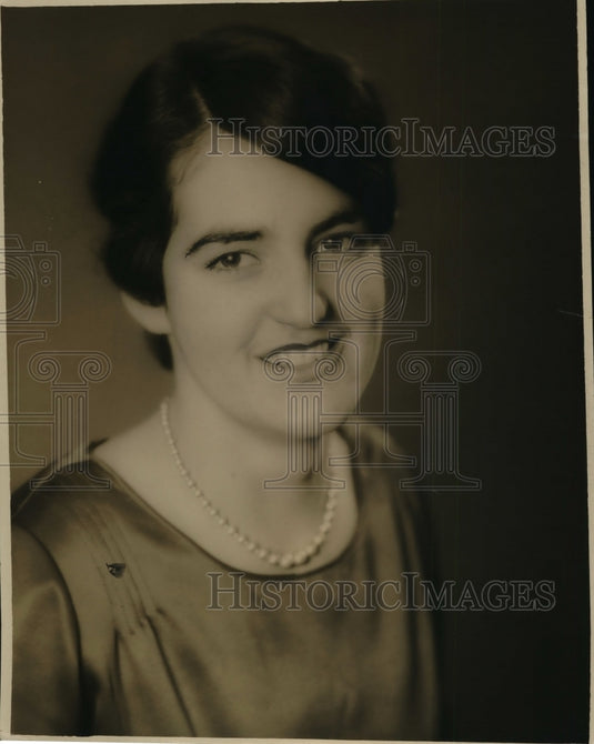 1928 Press Photo Rita Shea Junior Class Pres. of Notre Dame College - nef36723