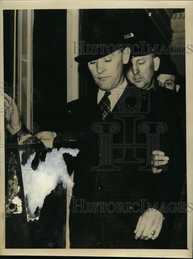 1939 Press Photo Harold Hasting charged with auto killing of Mr. Carl Schlett