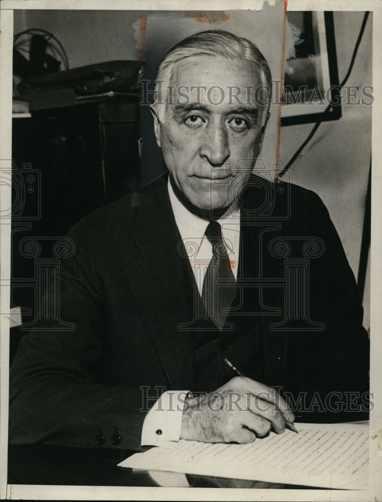 1933 Press Photo Huston Thompson Politician - nef36783