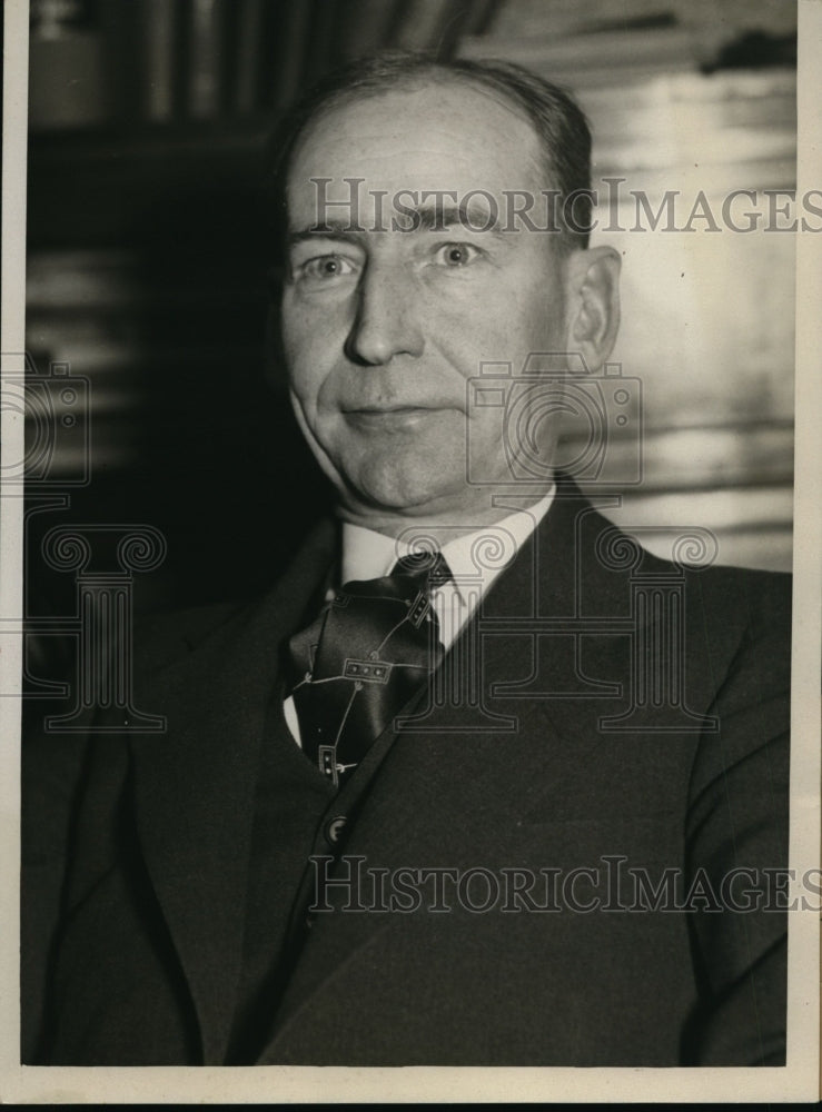 1933 Press Photo Alderman John S Clark Member of City Council For 18 Years