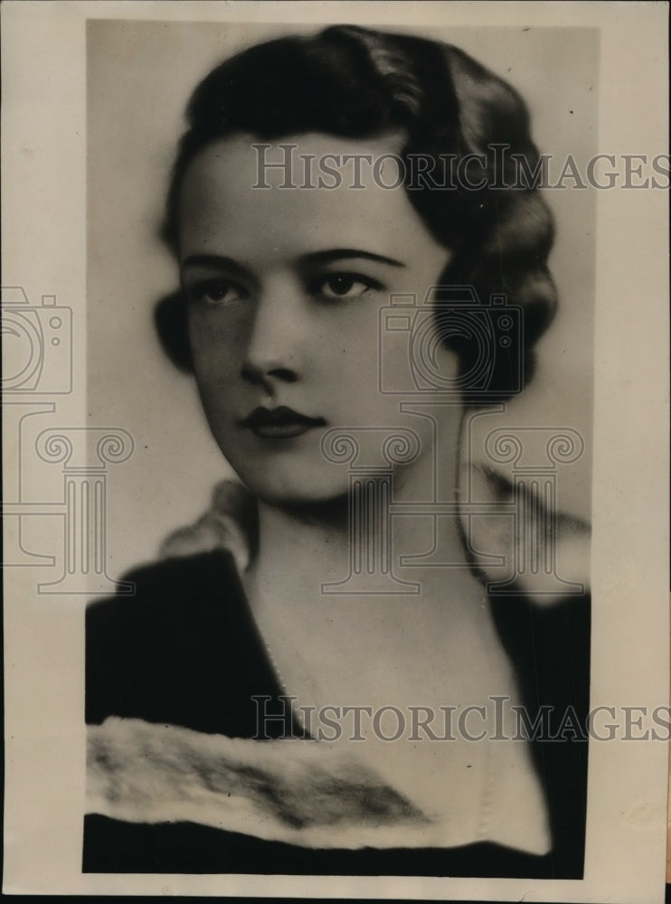 1934 Press Photo Margaret Dudly Chapman Secretly Wed Eugene Du Pont III