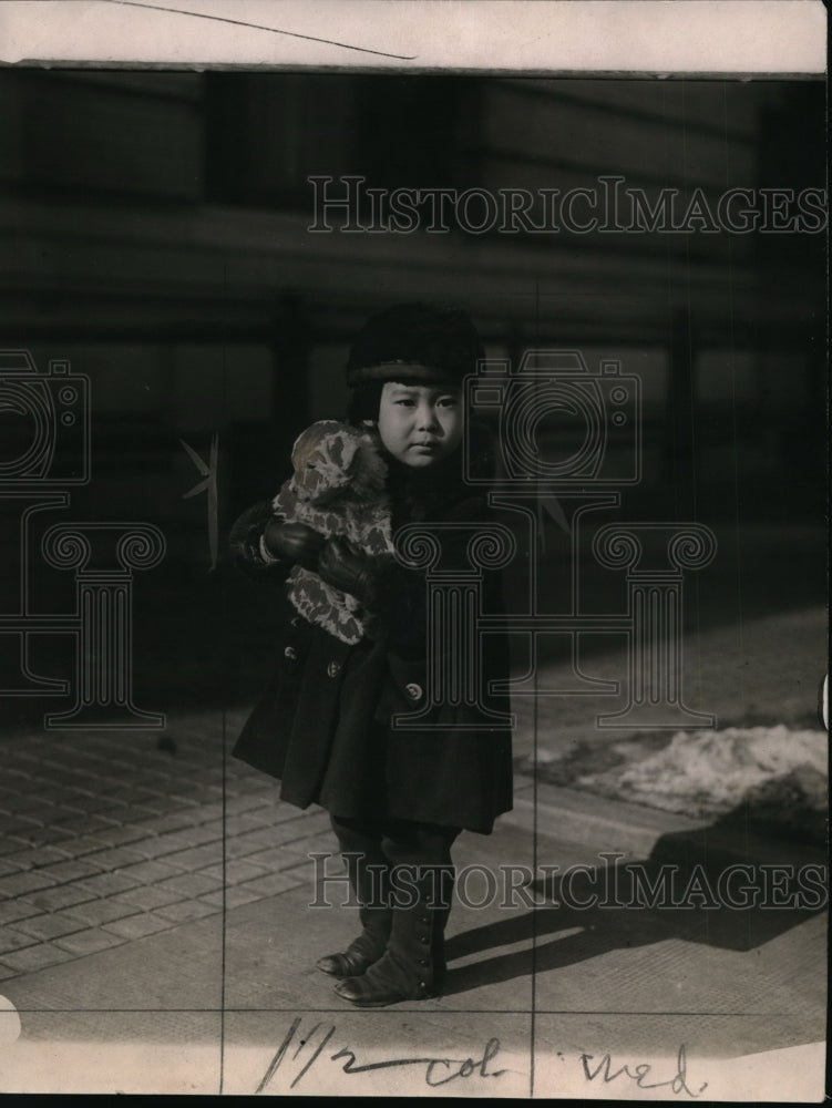 1920 Press Photo Miyo Keinosuke Fujii, Japanese Embassy Secretary&#39;s Daughter