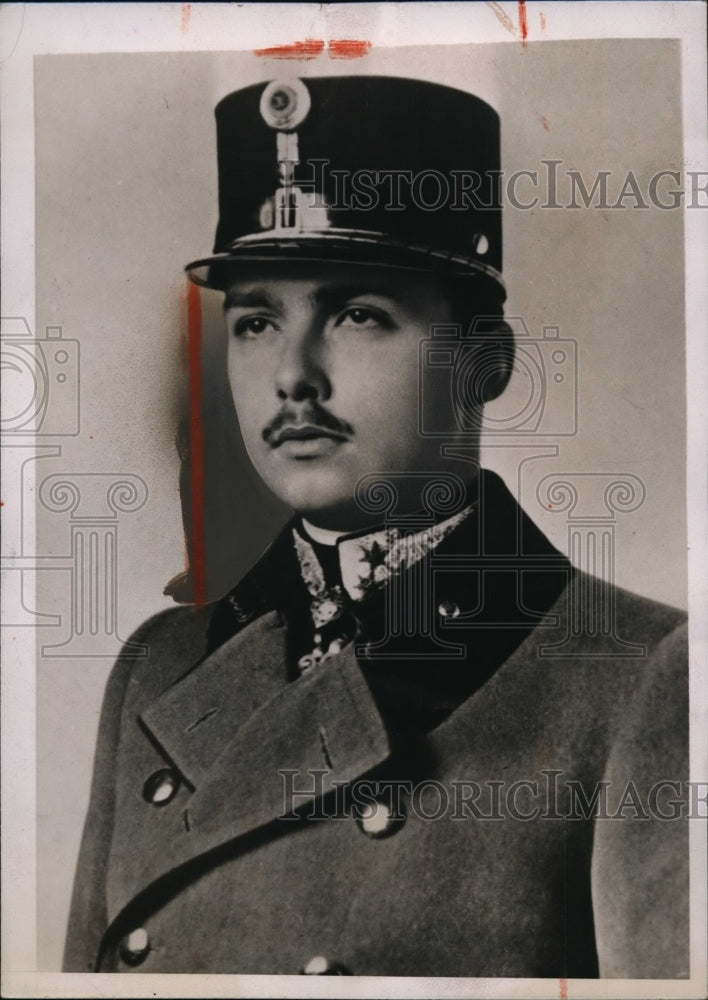 1938 Press Photo Warrant for Arrest of Archduke Otto on Charges of High Treason